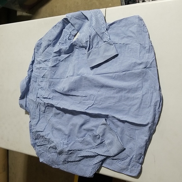 (XXL) Izod Men's Gingham Button Down Dress Shirt Formal Occasion Wedding Dressy - Picture 9 of 9